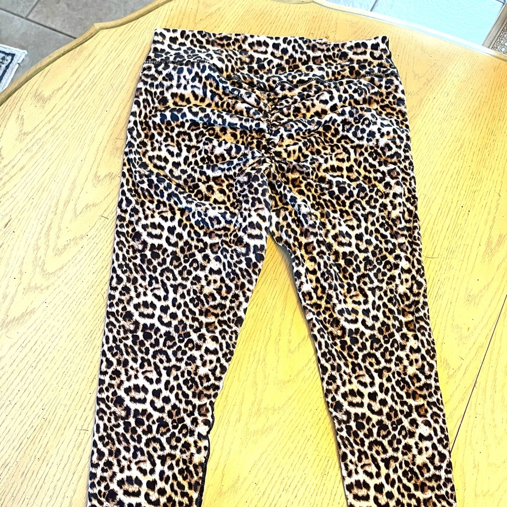 Scrunch What Leopard Active Wear - worn twice